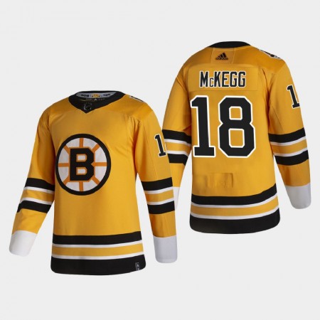 Herren Eishockey Boston Bruins Trikot Greg McKegg 18 2020-21 Reverse Retro Authentic